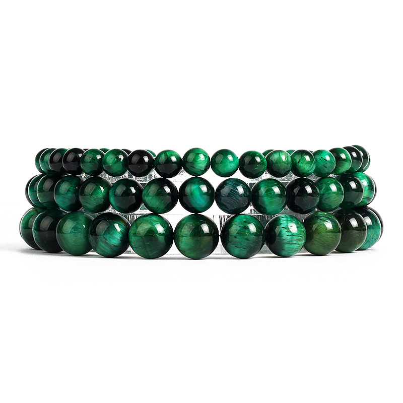 Coordinates Bracelet - البرق الملكي الأخضر النمر سوار بحليات
