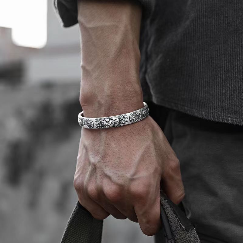 Coordinates Bracelet - الكلاسيكية الرجعية الأساطير الصينية محظوظ الوحش