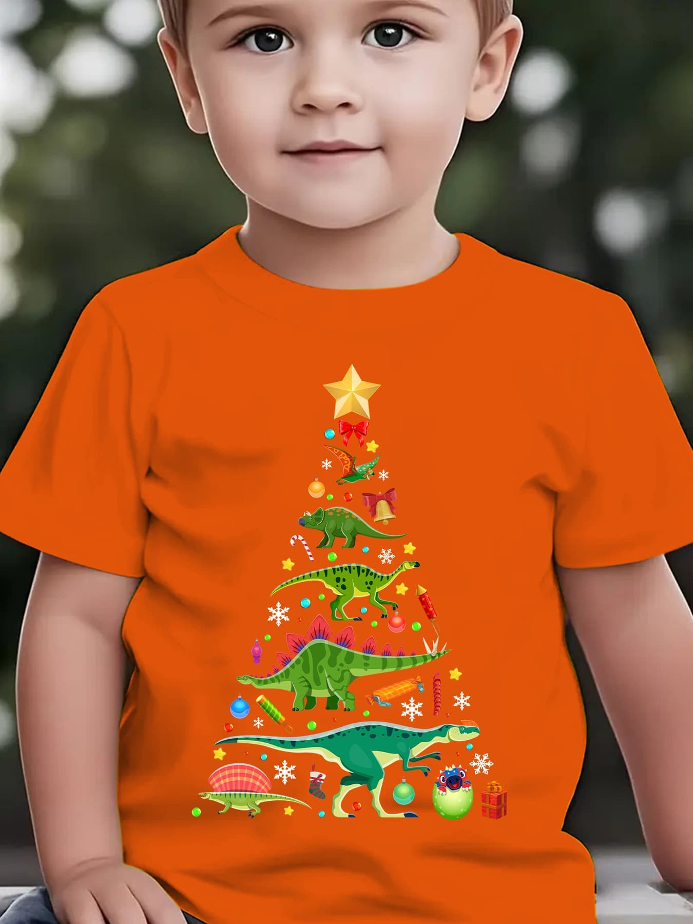 تي شيرت أطفال صيفي لعيد الميلا - مراجعة Family Tree Print وسعره